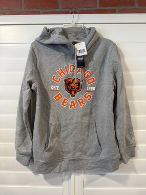 New Era Chicago bears  Light Gray Women's NFL Hoodie with Tag
